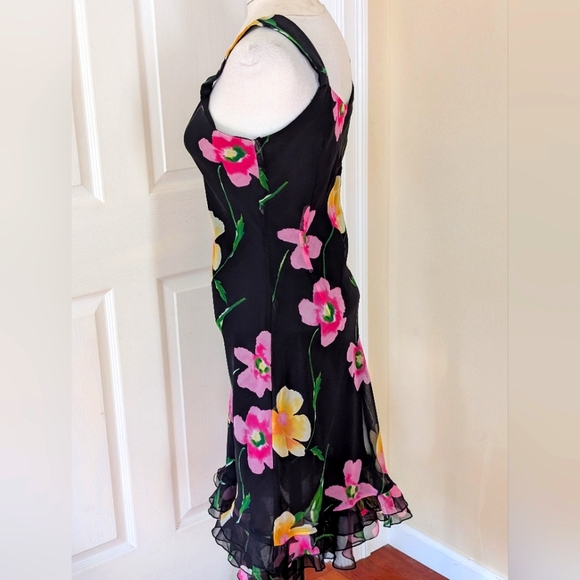 Floral Black Dress - Picture 3 of 3